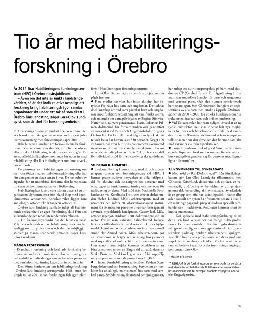 Tema: Utbildning - Ãrebro lÃ¤ns landsting