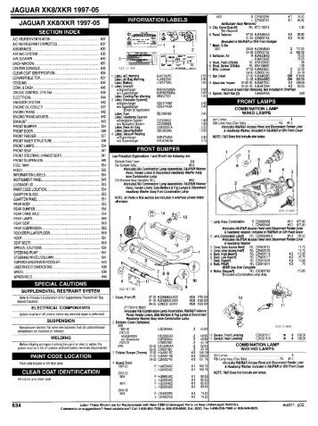 XK8/R Parts Page 1 - 10 - JagRepair.com