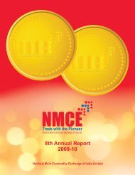 8th Annual Report 2009-10 - Nmce.com