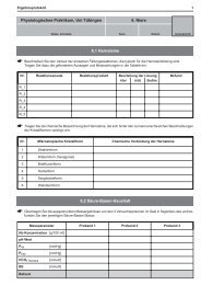 Physiologisches Praktikum, Uni TÃƒÂ¼bingen 6. Niere 6.1 Harnsteine ...