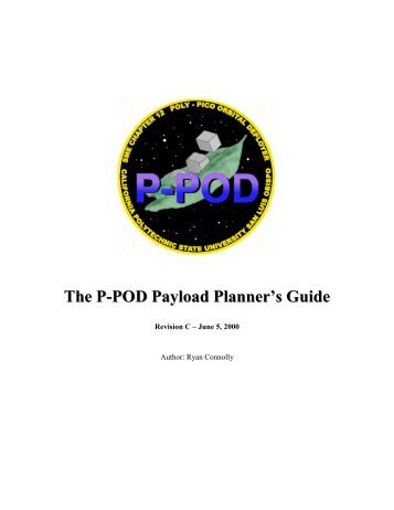 The P-POD Payload Planner's Guide