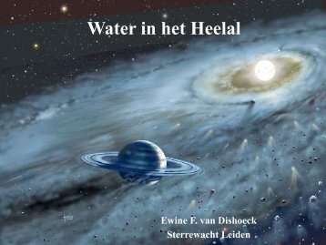 Water in het Heelal - Leiden Observatory