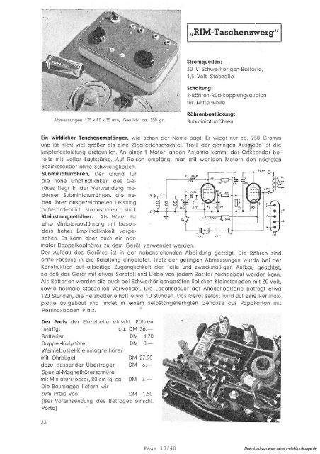 Page 1/48 - Rainers - Elektronikpage