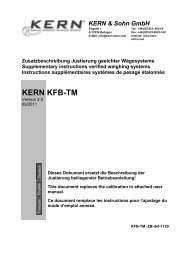 KERN KFB-TM - Wum-profishop.de