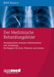 Der medizinische Behandlungsfehler – Auszug ... - Dr.Roland Uphoff