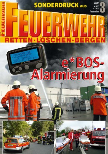 UB Feuerwehr Sonderdruck - e*Bos - Alarmierung