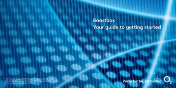 Boostbox Your guide to getting started