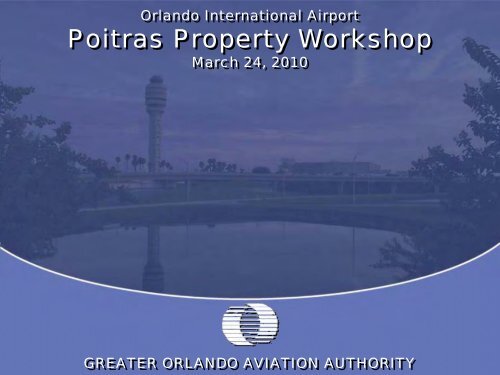 Workshop - March 24, 2010 - Orlando International Airport