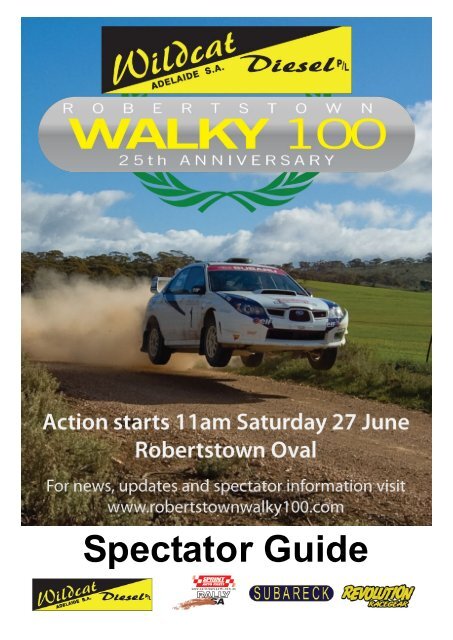 Walky 100 Spectator Guide - SARally.com.au