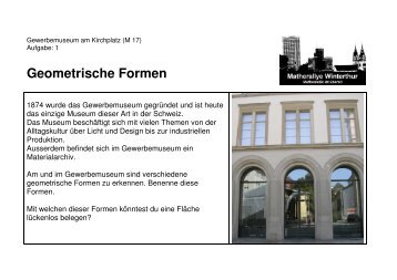 Aufgaben (PDF, 1.3 MB) (öffnet neues Fenster) - Schule Winterthur