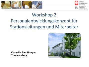 Workshop 2 - Caritas-Krankenhaus St. Josef Regensburg
