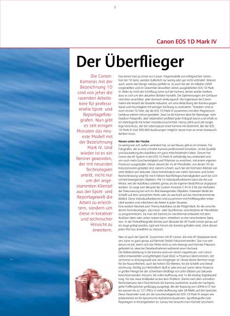 Das Magazin für Professionals - Canon Deutschland