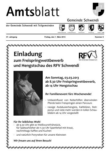 Ausgabe 9 vom 01.03.2013 (3.08 mb) - Schwendi