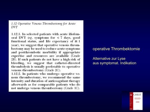 idiopathische Thrombosen - Spital Oberengadin