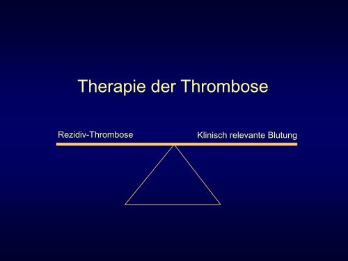 idiopathische Thrombosen - Spital Oberengadin