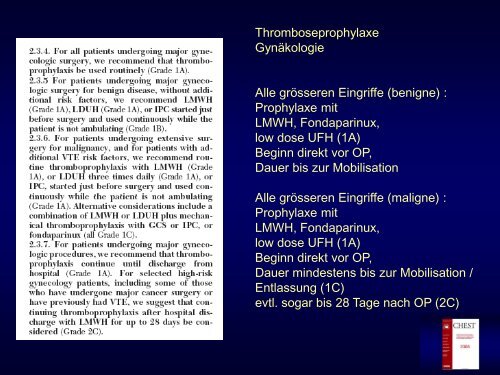 idiopathische Thrombosen - Spital Oberengadin