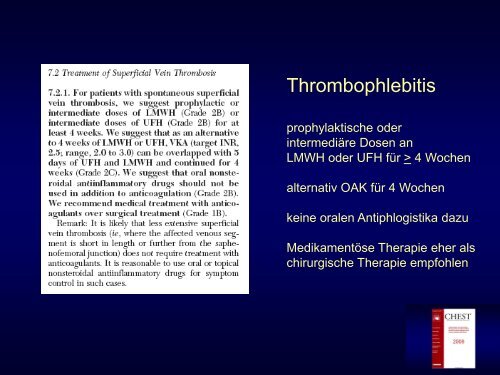 idiopathische Thrombosen - Spital Oberengadin