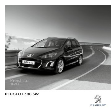 Preisliste - Peugeot