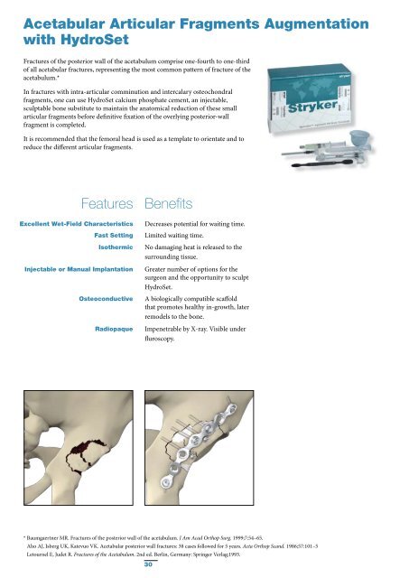 Pelvic & Acetabular Fracture Treatment - Stryker