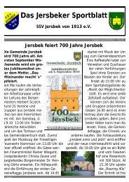 Ausgabe 08.2010 - SSV Jersbek