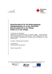 Perspektive Demenzexpertenstandard Beziehungsgestaltung Bei