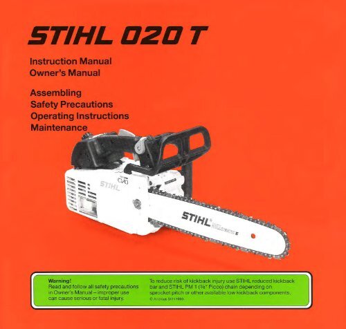 5TIHL 020 T Stihl