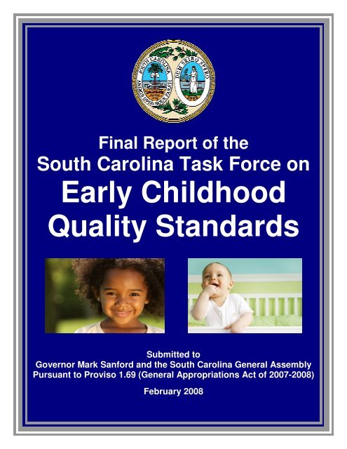 Spartanburg County Early Head Start  recognizing excellence in early care  & education
