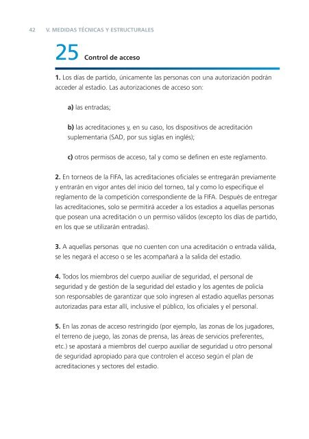 Reglamento FIFA de Seguridad en los Estadios - FIFA.com