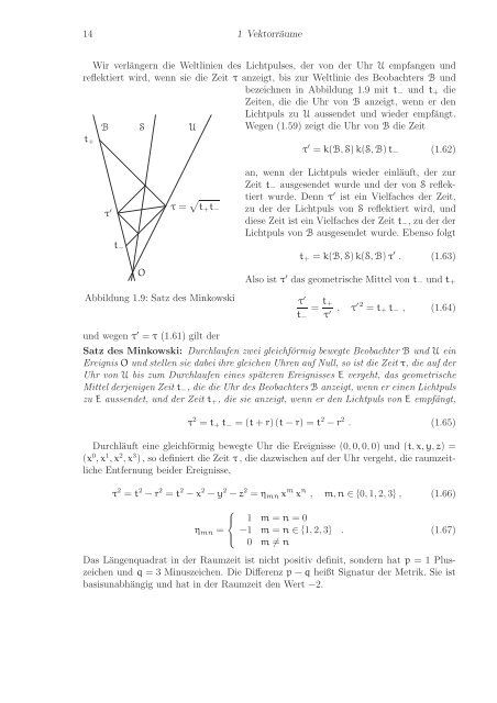 Stichworte und ErgÃ¤nzungen zu Mathematische Methoden der Physik