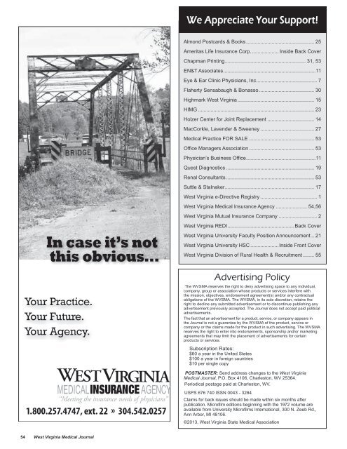 March/April - West Virginia State Medical Association