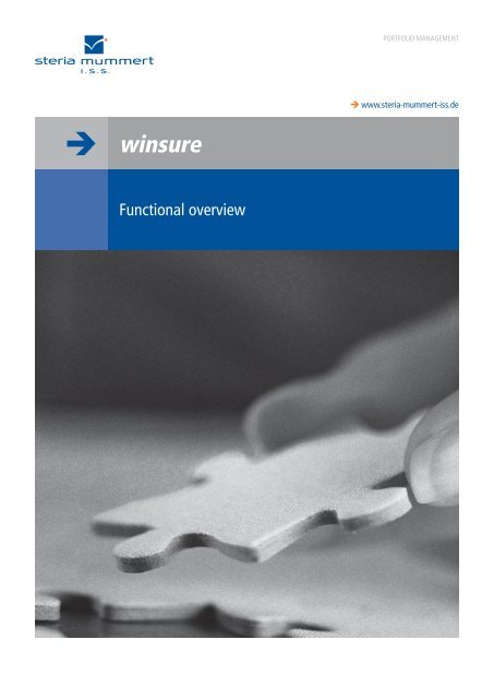 winsure functional overview Flyer - Steria