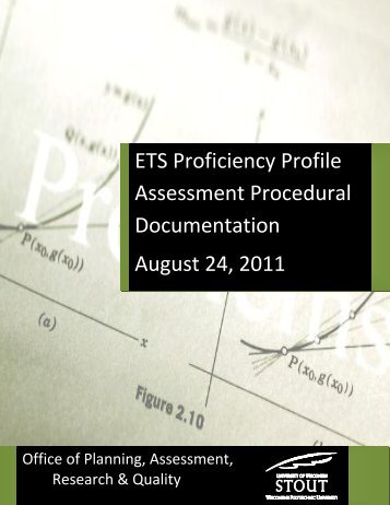 ETS Proficiency Profile Assessment Procedural Documentation ...