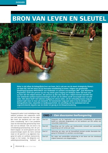 Dimensie 3: dossier 'Water, bron van leven' (PDF, 1.25 MB)