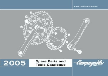 Spare Parts and Tools Catalogue - Campagnolo