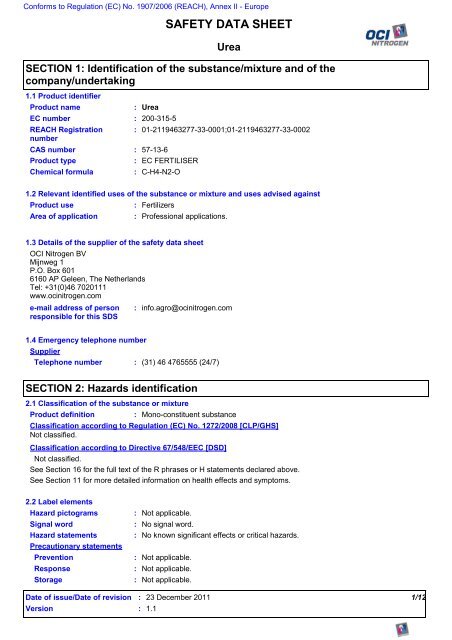 urea uses