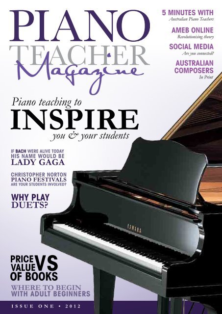 Piano teaching to - Hal Leonard Australia