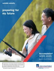 preparing for my future - AXA Equitable