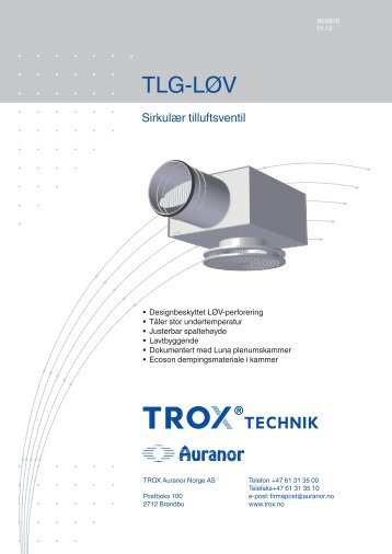 LÃV-R TLG-LÃV - TROX Auranor Norge as