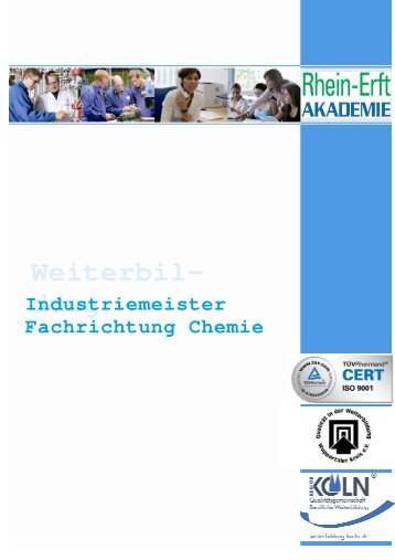 Industriemeister Chemie BroschÃ¼re.pdf - Rhein-Erft-Akademie