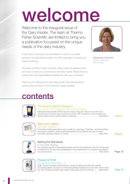 Dairy Insider - Thermo Fisher