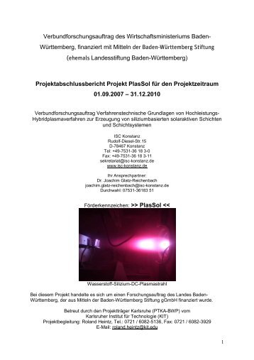Abschlussbericht - ISC Konstanz