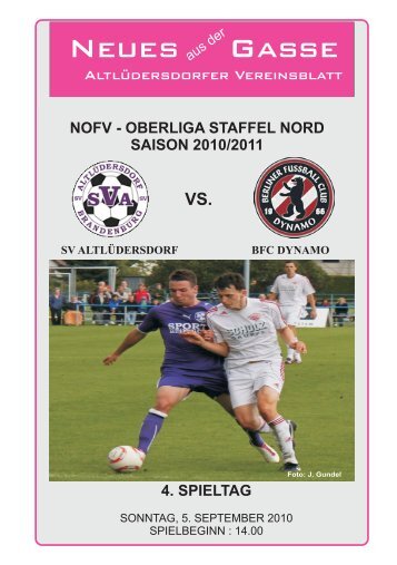 oberliga staffel nord saison 2010/2011 - SV AltlÃ¼dersdorf