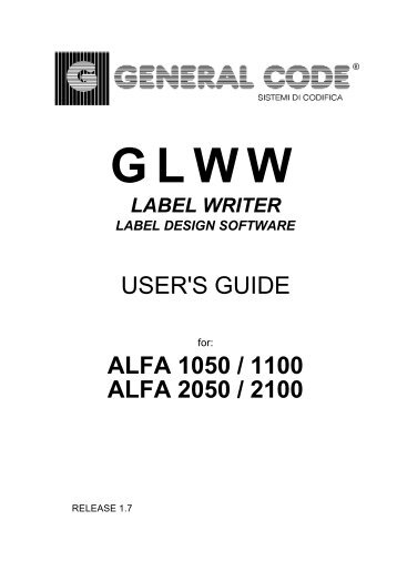 user's guide alfa 1050 / 1100 alfa 2050 / 2100 - Retrocomputing.net