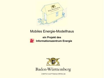 Mobiles Energie-Modellhaus