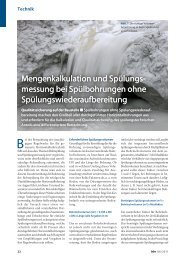 Spülungsmessung und Mengenkalkulation bei ... - Phrikolat