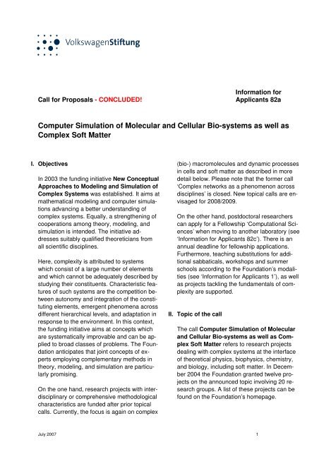 Computer Simulation of Molecular and Cellular Bio-systems as well ...