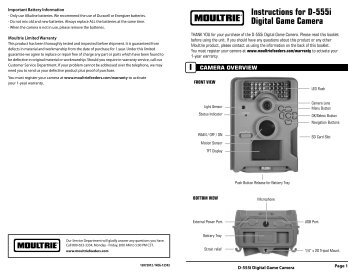 Moultrie D-555i - Trail Camera