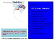 1. Curriculum Direction - NZEI