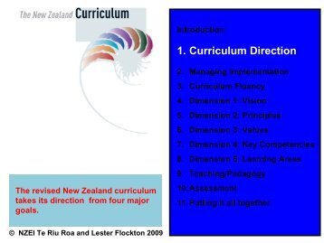 1. Curriculum Direction - NZEI