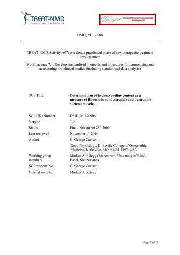 Hydroxyproline assay - Treat-NMD